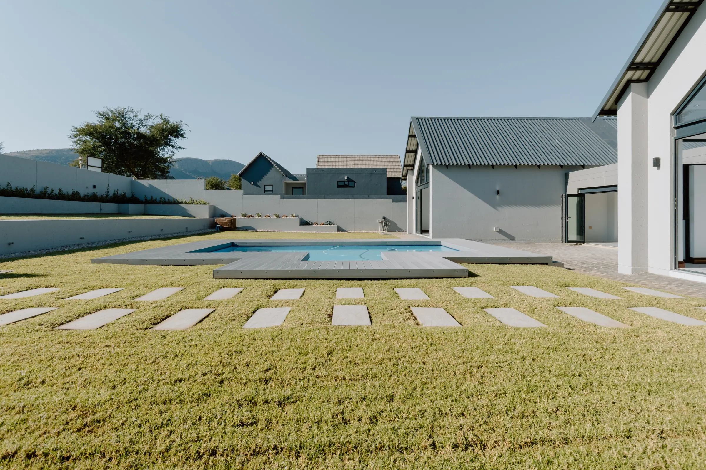 Editorial interior of Leloko Estate study, Hartbeespoort — daylight photography by TimeSake Media